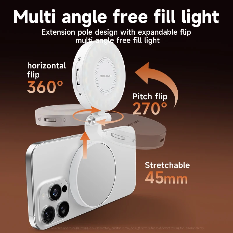 LED Selfie Fill Light for Mags - Photography Lighting Handheld 评论和价格