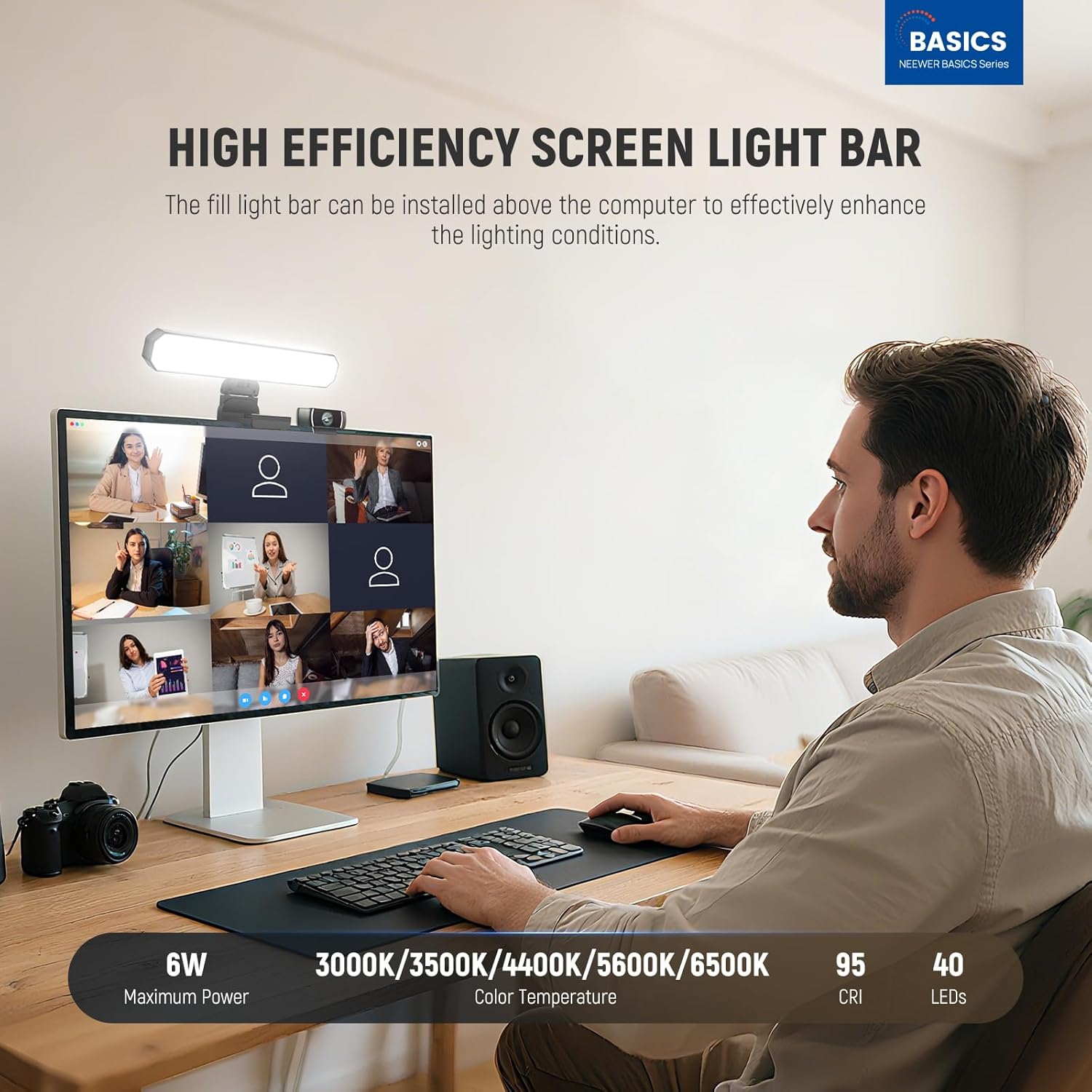 NEEWER Basics 6W Monitor Light - Photography Lighting Description 评论和价格