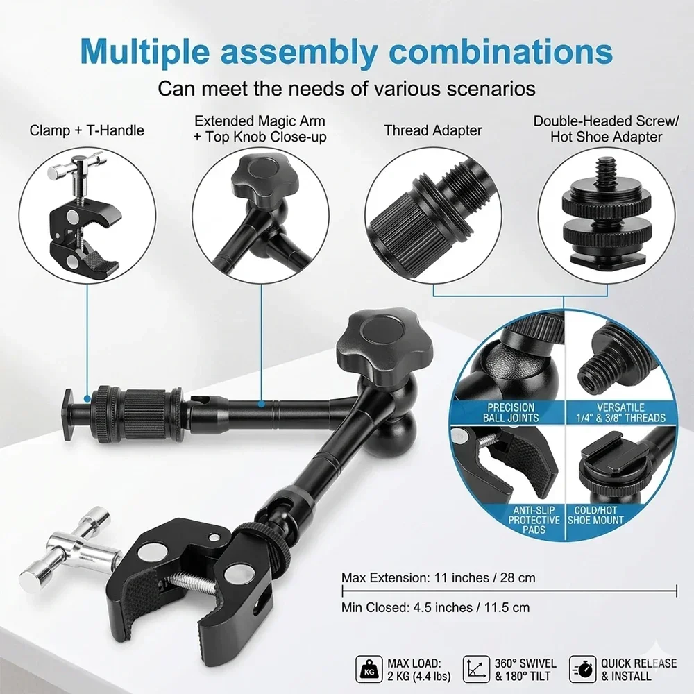 11 inch Magic Arm with Super C - Photography Lighting Description 评论和价格